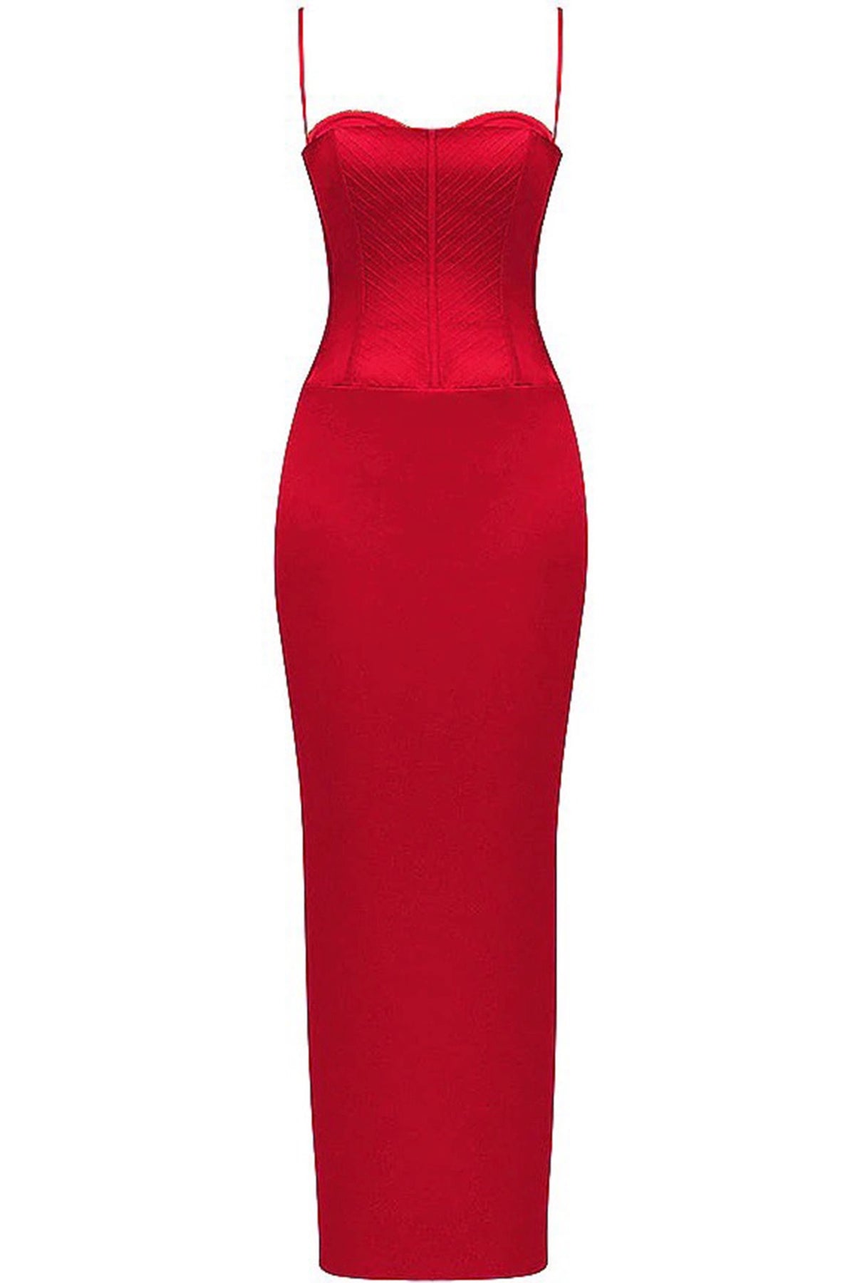 Shani Red Corset Maxi Dress– LOVE ME RENT ME