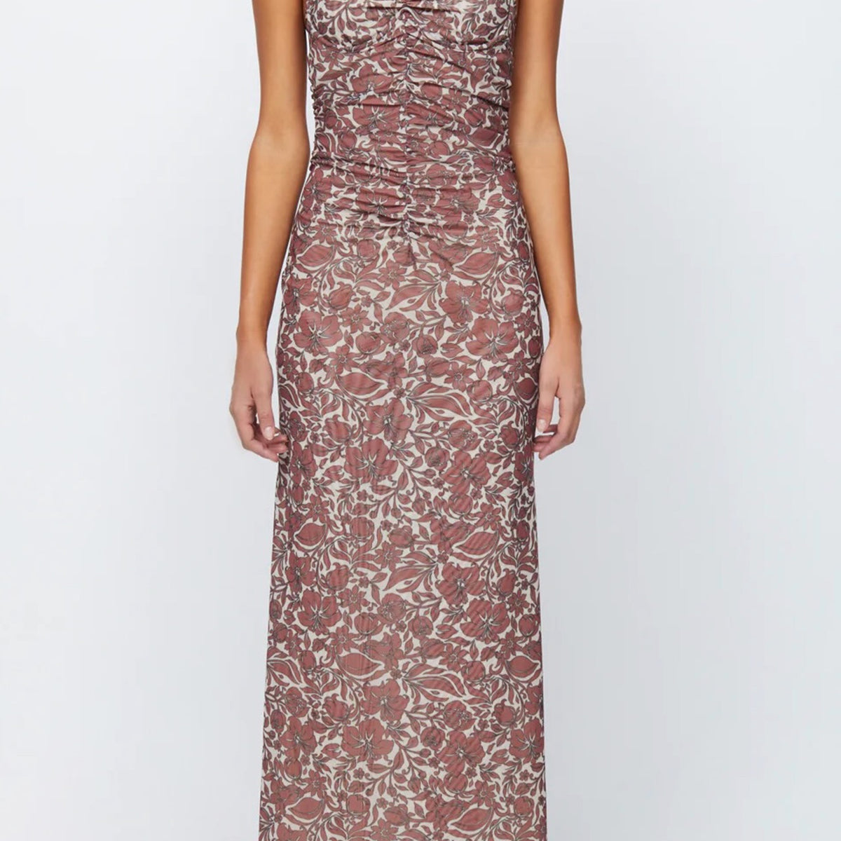 knee length dresses for ladies Hibiscus Islands Midi Dress- Flamingo Pink – Wilson and Hunter
